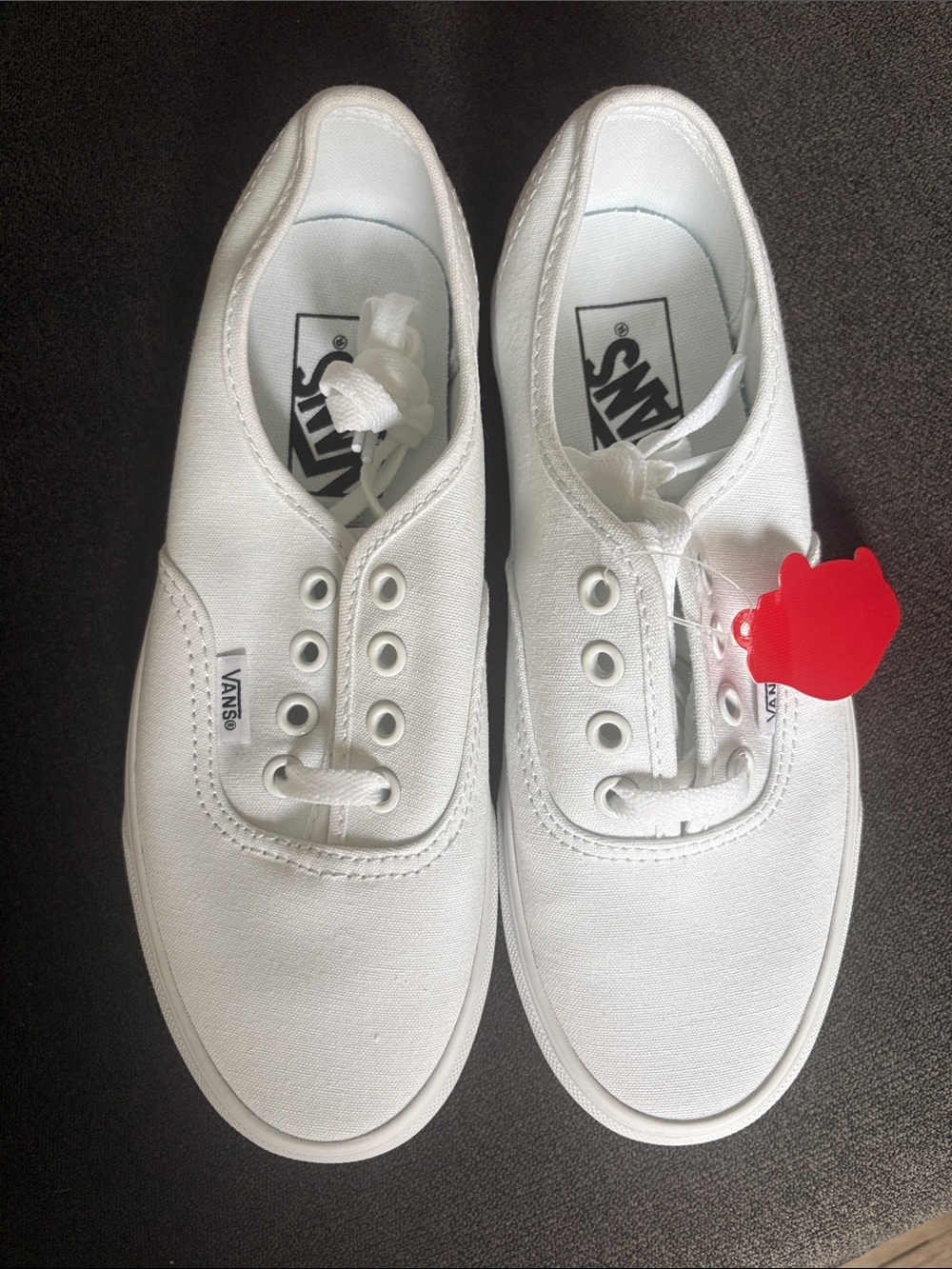 Vans Authentic White Low-Top Canvas Sneakers
